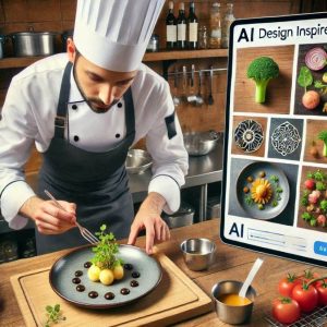 ai generated designs food plating